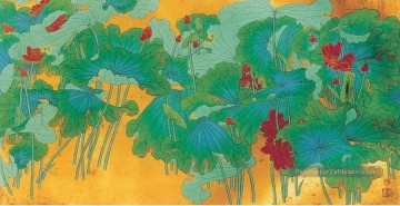 chien Tableau Peinture - Chang dai chien lotus 28 2 chinois traditionnel